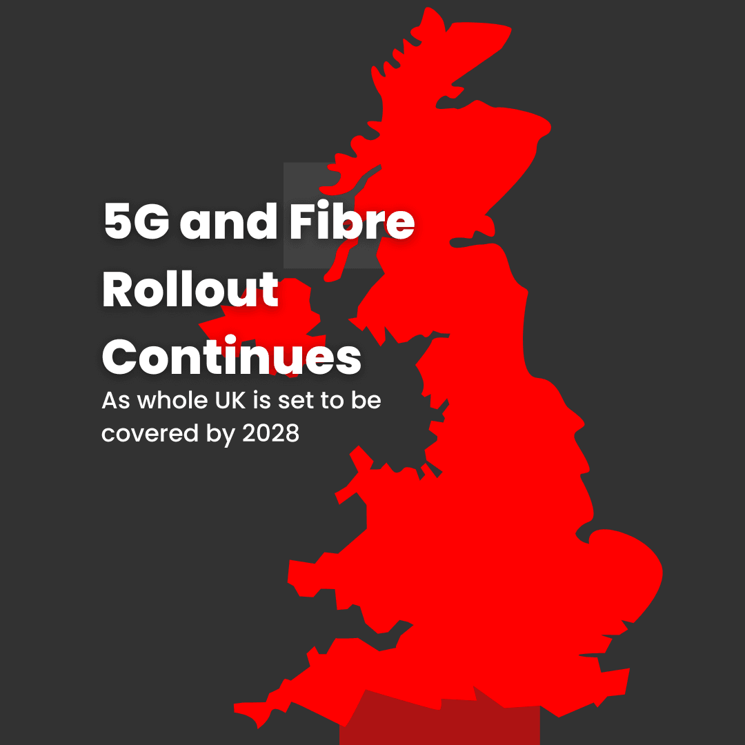 5G and Fibre rollout continues